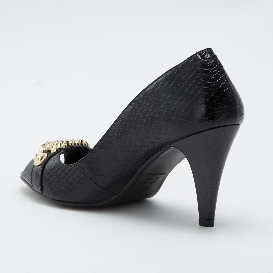 SAPATO ALTO DE PONTA ABERTA | Carmen Steffens