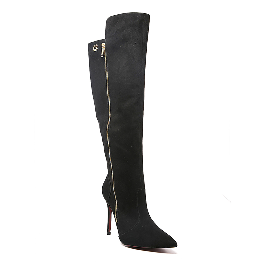Bota hipica negra caña alta - Zapybotas