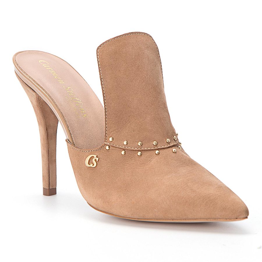 pointed toe mules high heel