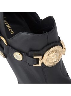 ANKLE BOOT COM METAIS E DETALHE NA SOLA back