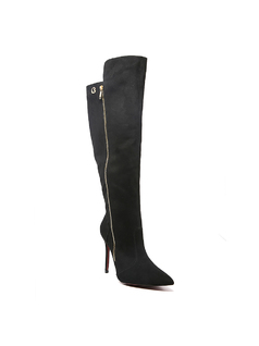 BOTA NEGRA ALTA CON TACON MEDIO | Carmen Steffens Panamá