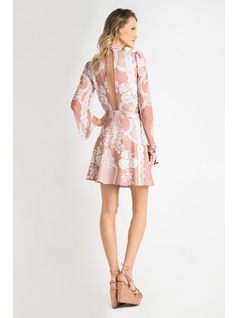 SHORT DRESS WITH SLEEVES back