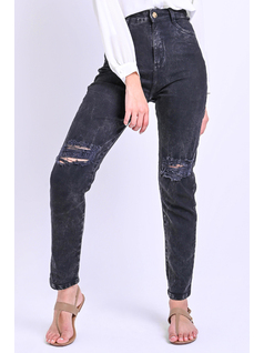 PANTALÓN JEANS DOBLADILLO PLEGADO front
