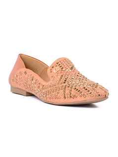 LOAFER NUDE CON TACHAS front