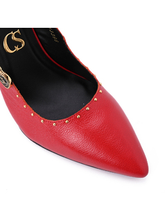 SAPATO DE SALTO ALTO VERMELHO back