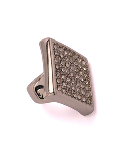 ANILLO PLATEADO CON CRISTALES back