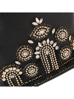 MOCHILA COM ENFEITES E BRILHANTES back