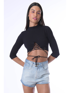 TOP CROPPED CON AMARRE front