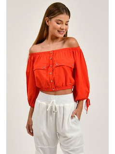 BLUSA CROPPED front