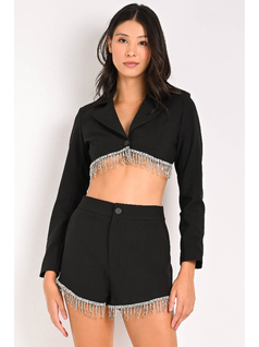 BLAZER CROPPED GLAM front