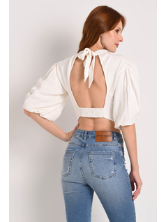 BLUSA CROPPED OFF WHITE back