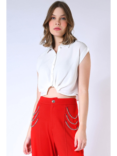 CAMISA CROPPED front